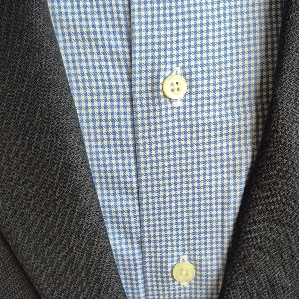 HART SCHAFFNER MARX‎ HSM 1887 Dark Navy Wool Sz 38 R Mens Sport Coat Blazer